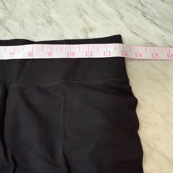 Hue black WIDE WAISTBAND ULTRA COTTON LEGGINGS size XS NWT - Picture 7 of 9